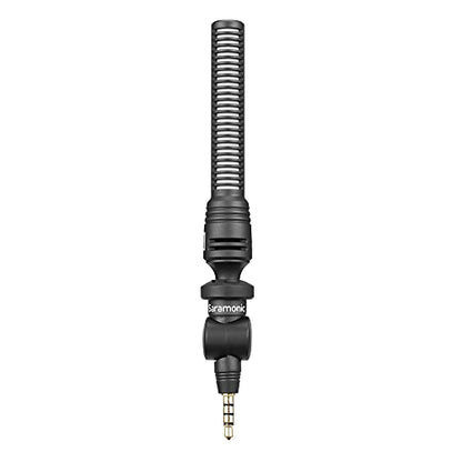 Saramonic Unidirectional Micro-Shotgun Microphone with 3.5mm TRRS Output for Smartphones, Tablets, Computers and More with a 3.5mm Headphone Port (SmartMic5S)