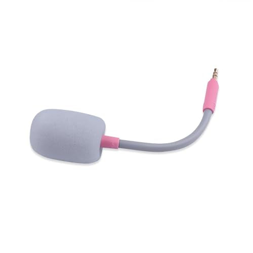 Barracuda X Mic Replacement for Razer Barracuda X Wireless Gaming Headphone,3.5mm Detachable Gaming Microphone Boom (Pink) - color: pink