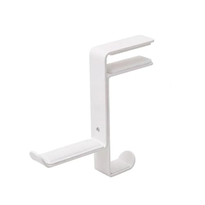 Clamp-Style Headphone Hanger/Storage Mount,the Adjustable Clamp Opening (0–5cm) Fits Various Desk Thicknesses and can Also Be Used to Hang Hats or Backpacks - color: White