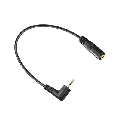 Right Angle 2.5mm Audio Aux Cable,90 Degree 2.5mm Male to Female TRS Stereo Audio Extension Cable for Smartphone,Headphone,Mp3 Player（0.3M）