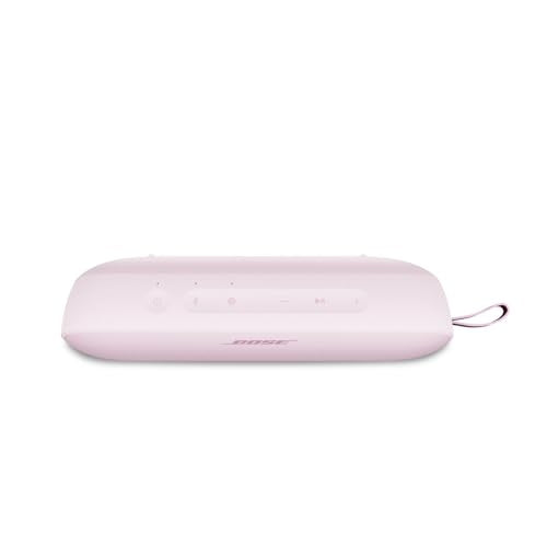 Bose SoundLink Flex Bluetooth Speaker (2nd Gen) - Portable Outdoor Speaker with Hi-Fi Audio, Waterproof and Dustproof, USB-C, Up to 12 Hours Battery Life, Petal Pink - Limited Edition Color - color: Petal Pink