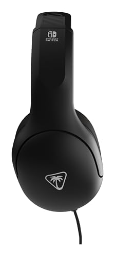 Turtle Beach Airlite Fit Wired Gaming Headset for Nintendo Switch 2, Lite | Also works with Nintendo Switch OLED, Flip-to-Mute Mic, Comfortable Ear Cushions, 40mm Speakers, Lightweight, White & Black - color: White & Black