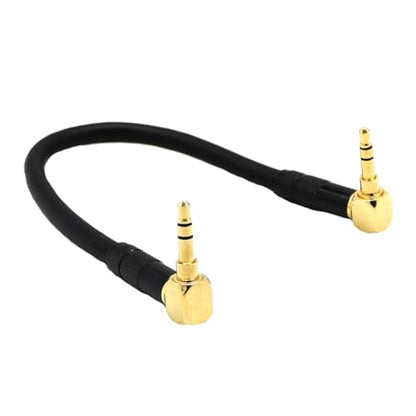 Universal 3.5mm Male to Male AUX Cabel Car Headphone Adapter 90 Degree Angle - color: 1.5m