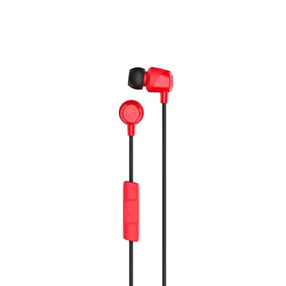 Skullcandy Jib Wired Earbuds with 3.5mm AUX Plug,Noise Isolating Fit,in-Line Microphone Call and Track Control,Convenient for Travel - Red,(Pack of 6) - color: Red, size: 6 Pack