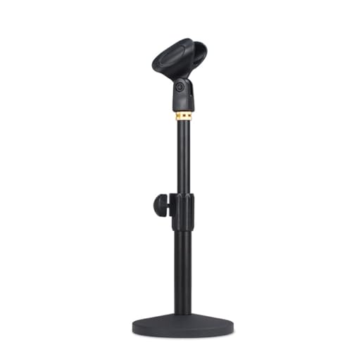 Audio-Technica AT2035 Cardioid Condenser Microphone Bundle with Pop Filter + XLR Cable + Microphone Desktop Stand + Microfiber Cleaning Cloth (5 Items)