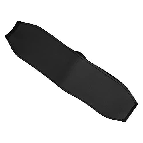 Comfortable Headset Headband Cover Pad for HD50 Headphones Zippered Easy Install Durable PU Leather 1 Pack (Black) - color: Black