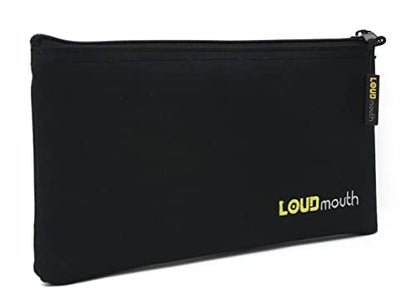 Loudmouth Zippered Pouch for Handheld Wired Microphones | Mic Bag | 9.25" x 5" (1 Pack) - size: 1 Pack