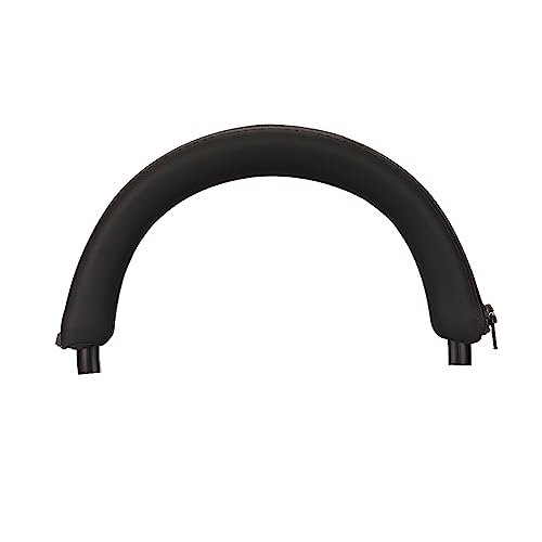 Protective Headband Cover Headband Cushions Silicone Sleeves Protectors with Zipper for WH-1000XM5 Earphone Cushions Headphone Protectors - color: Black