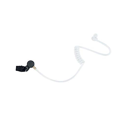 1 Pin 2.5MM Nipple Covert Acoustic Tube Earpiece Headset with MIC PTT for Motorola Talkabout Walkie Talkie 2 Way Radio MH230R T200 T260 T460 T600 MR350R MT350R MS350R 2 Pack | 2-Pack, nipple earbud, acoustic tube, PTT mic, 2.5mm 1-pin; Compatible with Mot