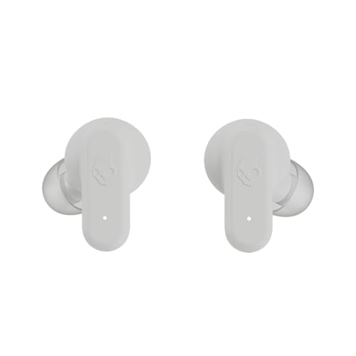 Skullcandy Dime Evo Wireless Earbuds with Clip-Anywhere Case - Bone | In-Ear Fit, Noise Isolating, 36 Hours Battery, Microphone for iPhone Android, Easy Clip-On Design, Travel, Commuting - color: Bone