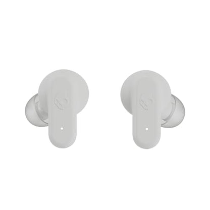 Skullcandy Dime Evo Wireless Earbuds with Clip-Anywhere Case - Bone | In-Ear Fit, Noise Isolating, 36 Hours Battery, Microphone for iPhone Android, Easy Clip-On Design, Travel, Commuting - color: Bone