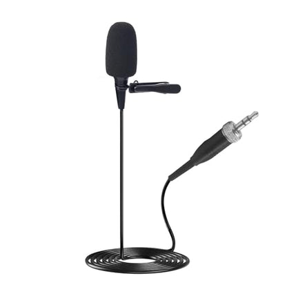 Lavalier Microphone, Cardioid Condenser Clip On Microphone, Lapel Microphone Compatible with Sennheiser Microphone Wireless System, 3.5mm Screw Lock Plug, Ideal for Lectures, Theater, Actors - size: 3.5mm Screw Lock Plug