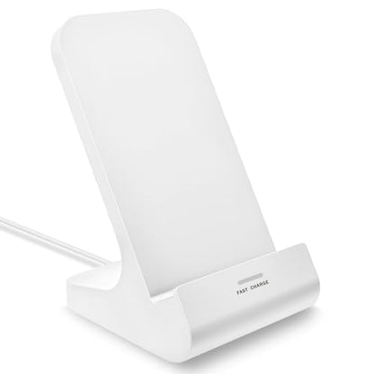 Z1 Wireless Charger Wireless Phone Charger Stand 10W Max Compatible with Apple iPhone 12/12 Pro Max/ 11Pro/11Pro Max/XR/XS Max/XS/X/8/8Plus, Samsung Galaxy - color: 1 Pack White