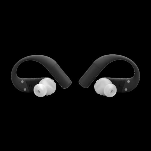 JBL Endurance Peak 4 True Wireless Noise Cancelling Sport Earbuds Bundle with gSport Case (Black) - color: Black