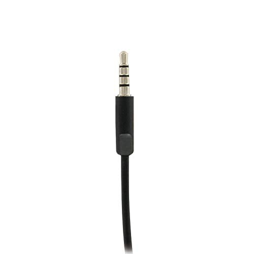 Logitech H151 Wired Headset Analog Stereo Headphones - Black | Analog headphones, rotating mic, 3.5 mm audio jack, in-line controls, compatible with PC, Mac, laptop, tablet, and smartphone