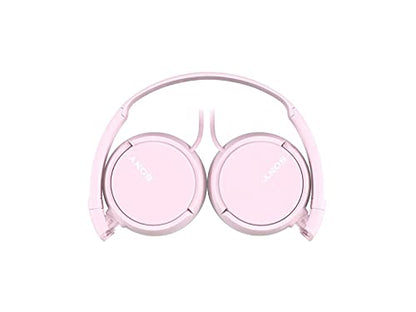 Sony ZX Series Wired On-Ear Headphones, Pink MDR-ZX110 - color: Pink, style: No Mic