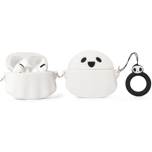 (3Pack+Cleaner Pen) Suublg Case for AirPods Pro 2nd/1st Generation Earbuds with Cleaning Pen Kits, Silicone Cute Cartoon Case Protective Shockproof Cover for AirPods Pro 1/2 - color: AM+GH+GH