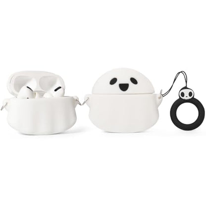 (3Pack+Cleaner Pen) Suublg Case for AirPods Pro 2nd/1st Generation Earbuds with Cleaning Pen Kits, Silicone Cute Cartoon Case Protective Shockproof Cover for AirPods Pro 1/2 - color: AM+GH+GH