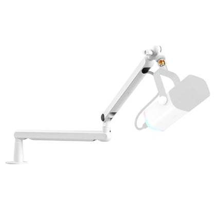 Compatible for FIFINE AM8 BM88 K688 Mic Arm Stand | Low profile design, cable management, fits AM8 BM88 K688, desk mount, sturdy metal(BM88W) - color: BM88W