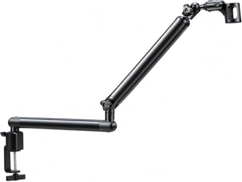 Adjustable Microphone Boom Arm Stand 360° Rotation Desktop Mic Holder