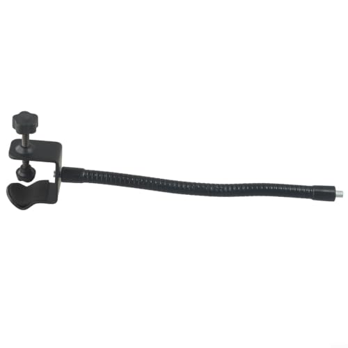 Adjustable Gooseneck Microphone Stand with Desk Clamp, Flexible Metal Arm for Podcasting Streaming Gaming, Compatible with Handheld Mics and Smartphones(A) - size: A