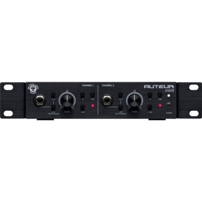 Black Lion Audio Auteur mkIII 2-Channel Mic Preamp and DI Bundle with 2x XLR- XLR Cable