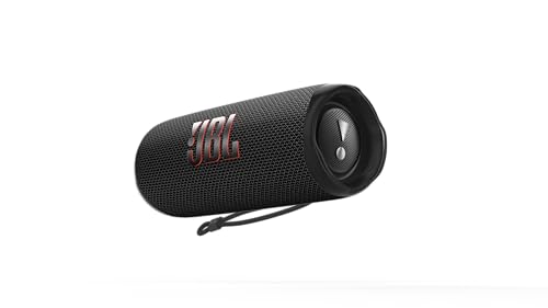 JBL Flip 6 - Portable Waterproof Speaker - Black | Louder, more powerful sound, IP67 waterproof and dustproof, 12 Hours of Playtime, Bold design - color: Black