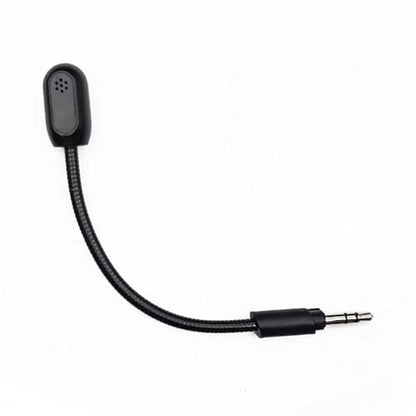 Replacement Microphone ONLY for Logitech G233 Headset Microphone Replacement, Black, 14CM Glass Fiber Metal Cable, 3.5mm Detachable Boom Mic Compatible with G233 G433 GPRO Gaming Headsets
