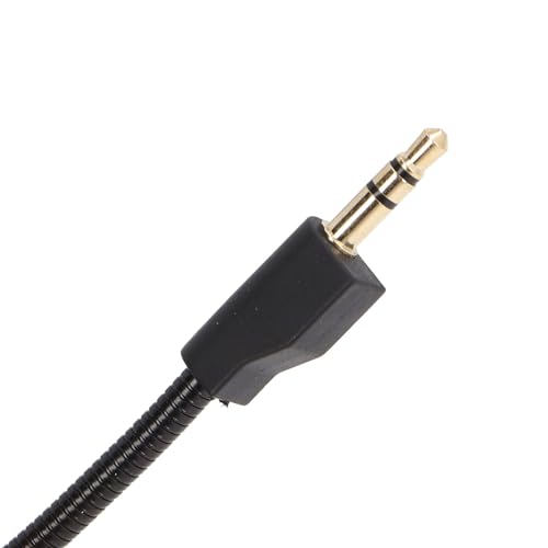 Yunseity Replacement Game Mic for G Pro/G Pro X, 3.5mm JackDetachable Microphone Boom with Foam Cover, Computer PC Gaming Headsets Noise Cancelling Replacement Mic