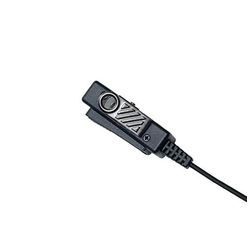 2-Wire Surveillance Headset Compatible with Motorola APX8000 2PCS | 2-pack clear acoustic tube surveillance headsets with PTT mic compatible with Motorola APX6000 XPR7550 XPR6550 radios