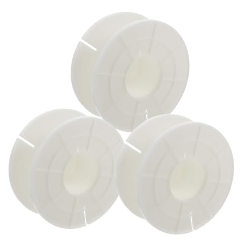 VILLCASE 3PCS Portable Cable Reel Compact Plastic Wire Storage Spools Lightweight Audio Cord Organizer for Home Office Use