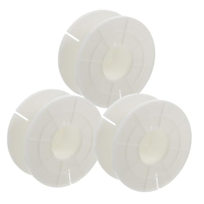 VILLCASE 3PCS Portable Cable Reel Compact Plastic Wire Storage Spools Lightweight Audio Cord Organizer for Home Office Use