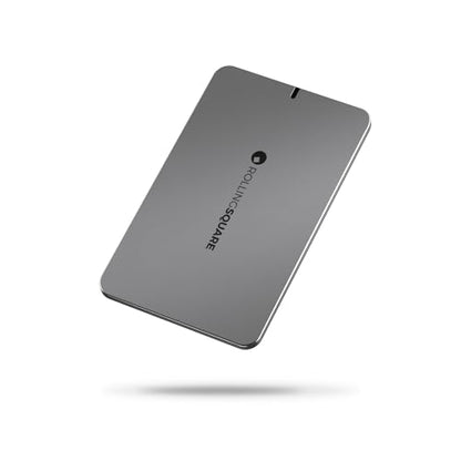 Rolling Square AirCard E, Replaceable Batteries Wallet Tracker Bluetooth Find My Network Compatible with Business Card QR Code - 0.12in Super Thin
