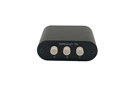 New D3 3(1)-in-1(3)-Out 3.5mm Stereo Audio Switch Source Input Signal switcher selector Splitter Box Mini - color: 3-port 3.5mm Switch no volume