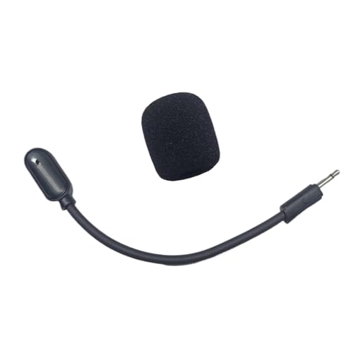 Gaming Boom Microphone Replacement for Headsets with Noise Cancellation Detachable 2.5mm Game Boom Mic, Shown
