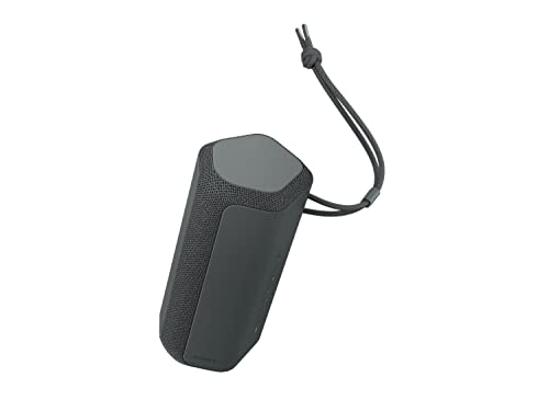 Sony SRS-XE200 X-Series Wireless Ultra Portable-Bluetooth-Speaker, IP67 Waterproof, Dustproof and Shockproof with 16 Hour Battery and Easy to Carry Strap, Black | 16 Hour Battery, Easy to Carry Strap, Wide Sound Goes Anywhere, Line Shape Diffuser, Dual Pa