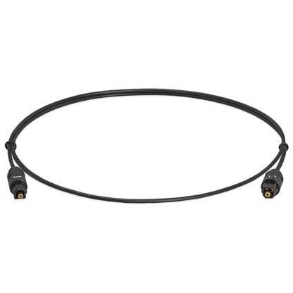 Cmple - Optical Audio Cable 3ft - Slim Fiber Optic Cable Ultra-Thin Gold Plated Toslink Cable Digital S/PDIF Audio For Soundbar Av Receivers, TV Sound Bar, Game Console Slim Optical cord - size: 3FT