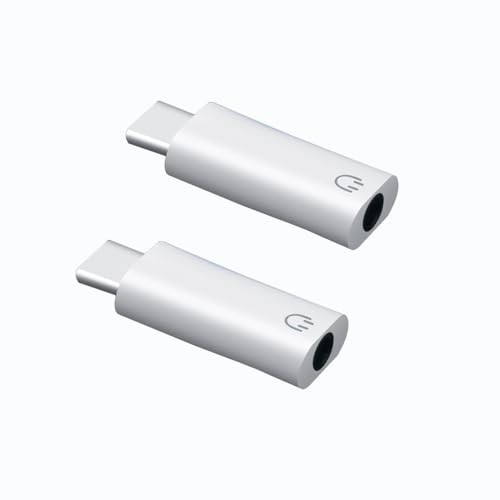 USB C to 3.5mm Audio Headphone Jack dac Adapter Compatible with iPhone 15 Pro Max/Plus, Galaxy S23/S22 Ultra, iPad Pro, Pixel