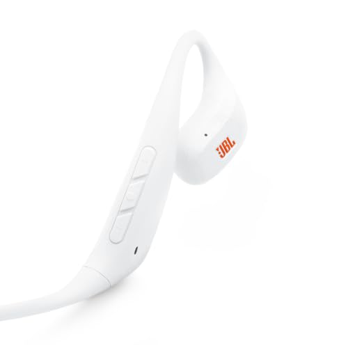 JBL Endurance Pace - Open-Ear Sport Headphones (White/Orange) - color: White