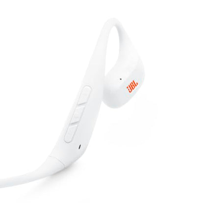 JBL Endurance Pace - Open-Ear Sport Headphones (White/Orange) - color: White