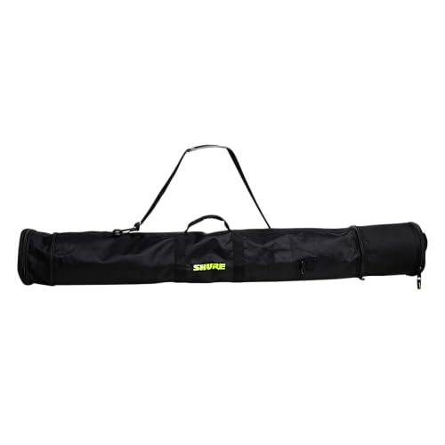 Shure by Gator Padded Microphone Stand Bag that Holds 3 Stands, 5 Mics, & Cables; (SH-STANDBAG) - style: Holds 5 Mics + 3 Stands