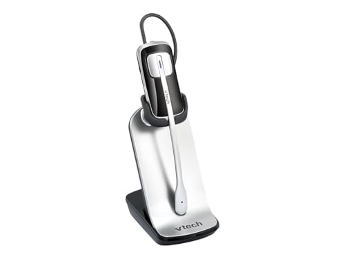 VTech IS6200 DECT 6.0 Accessory Cordless Headset (Silver/Black) – Hands-Free Expansion for Compatible AT&T Cordless Phones