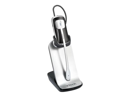 VTech IS6200 DECT 6.0 Accessory Cordless Headset (Silver/Black) – Hands-Free Expansion for Compatible AT&T Cordless Phones