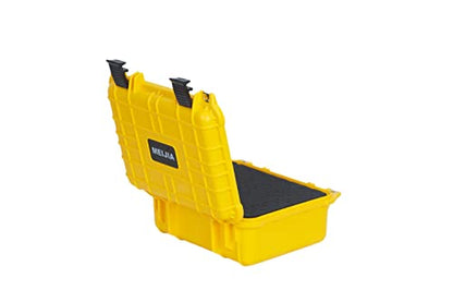 MEIJIA All Weather IP67 Waterproof Hard Camera Case,Hard Protective Case,Hard Case with Customizable Foam,Fit Use of Drones,Camera,Equipments,Pistols(Yellow,13.35 x11.63x5.98inches) - color: Yellow, size: 13.35 x11.63x5.98inches