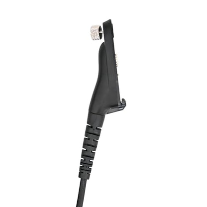 ETMY Multi-Pin Speaker Mic Compatible with APX 6000 7000 8000 & XPR 6000 7000 Series Radios - 360° Rotating Clip, PTT Button & 3.5mm Jack, Secure Locking Connector 1 Pack