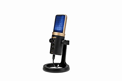 Headliner Roxy Stereo USB mic with Dual Condenser Capsules for Mac, PC, iOS, Android, Gaming, Recording, Streaming and Podcasting - style: Roxy Stereo USB mic