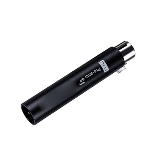 Inline Microphone Preamp, DM1 Dynamite Active Inlne Microphone Preamplifier Active Booster with 28dB Gain Parts