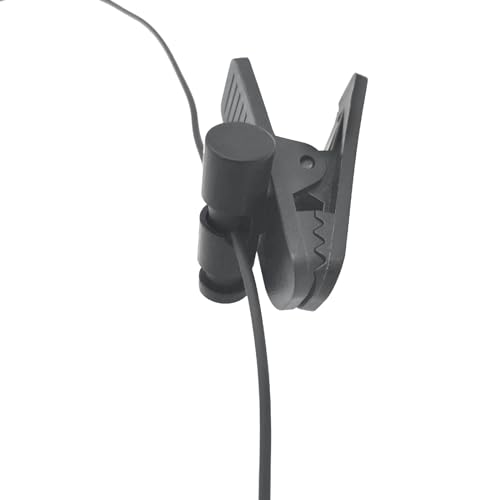 Small Professional Lapel Clip Replacement Adjustable Collar Lavalier Microphone Holder on Mic Earpiece Earphone Headset Wire Cable for Men Women Shirt(8Pack)