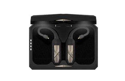 iFi - GO Pod - HD Bluetooth DAC & Headphone Amp for IEMs. Hi-Res 96kHz/24bit LDAC - Unrivalled TWS Sound - Interchangeable IEM Connectors. Case with 35H Playtime. Qi Wireless & USB-C Fast Charging.