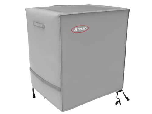 ATYARD 30-inch Outdoor Cover for Keter Unity (Small) Portable Table - UV Resistant, Breathable, All Weather (30" L x 24" W x 32" H)Gray - color: Gray, size: 30" L x 24" W x 32" H